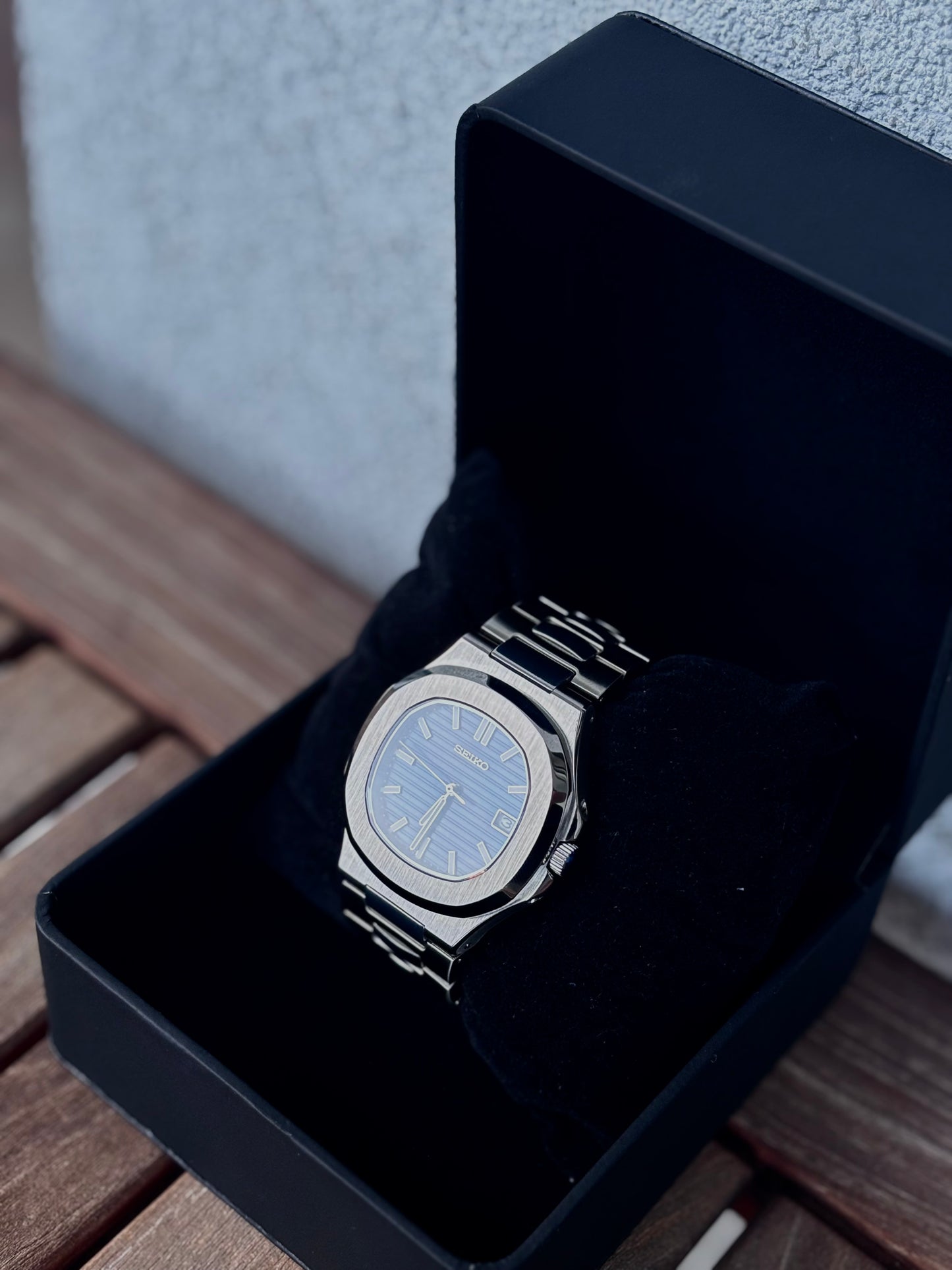 Sieko Nautilus Blue Dial
