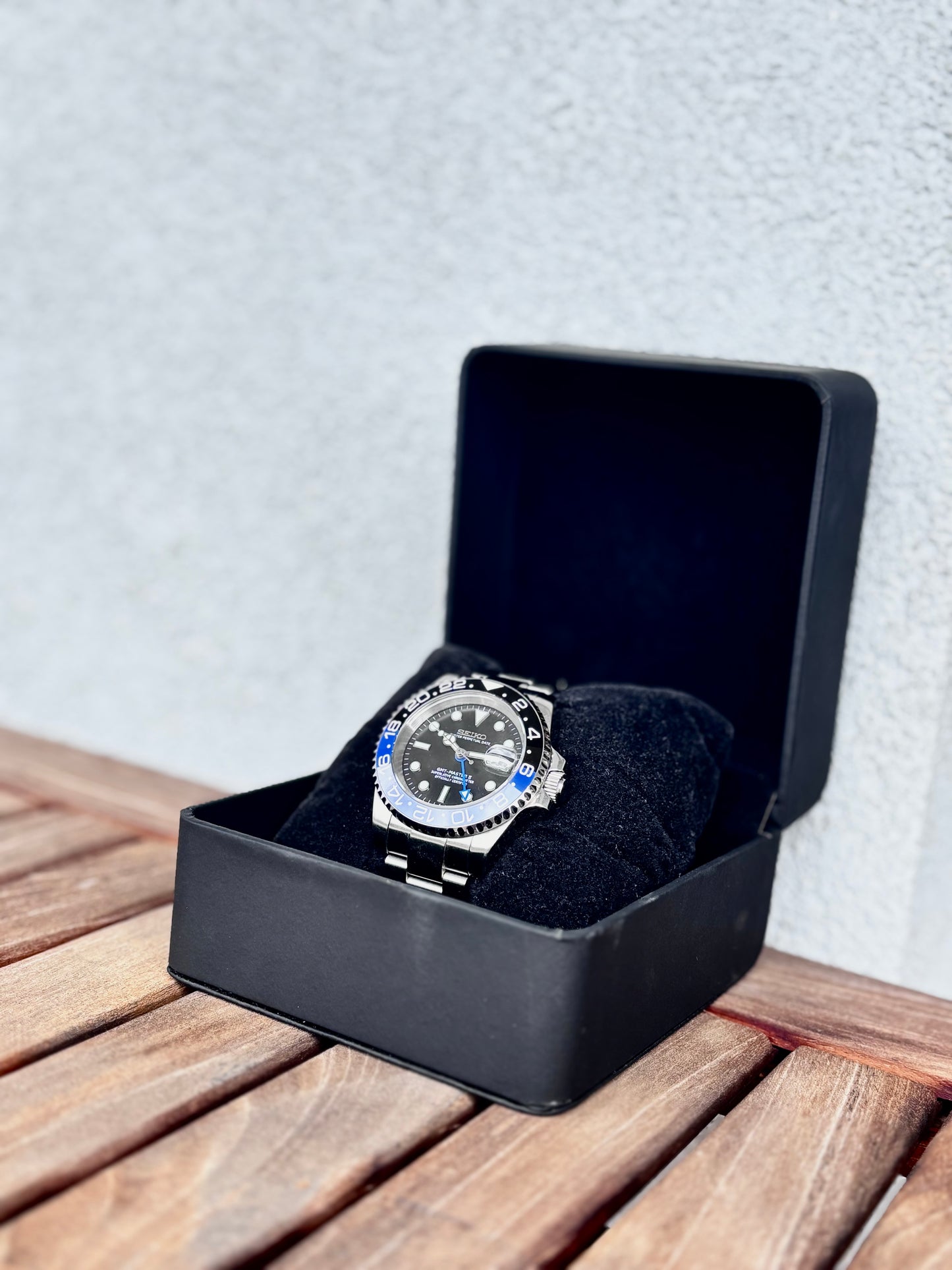 Sieko GMT Master batman mod