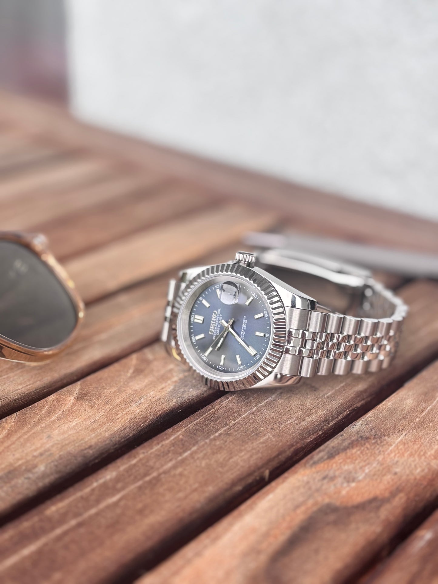 Seiko Datejust Mod Blue dial