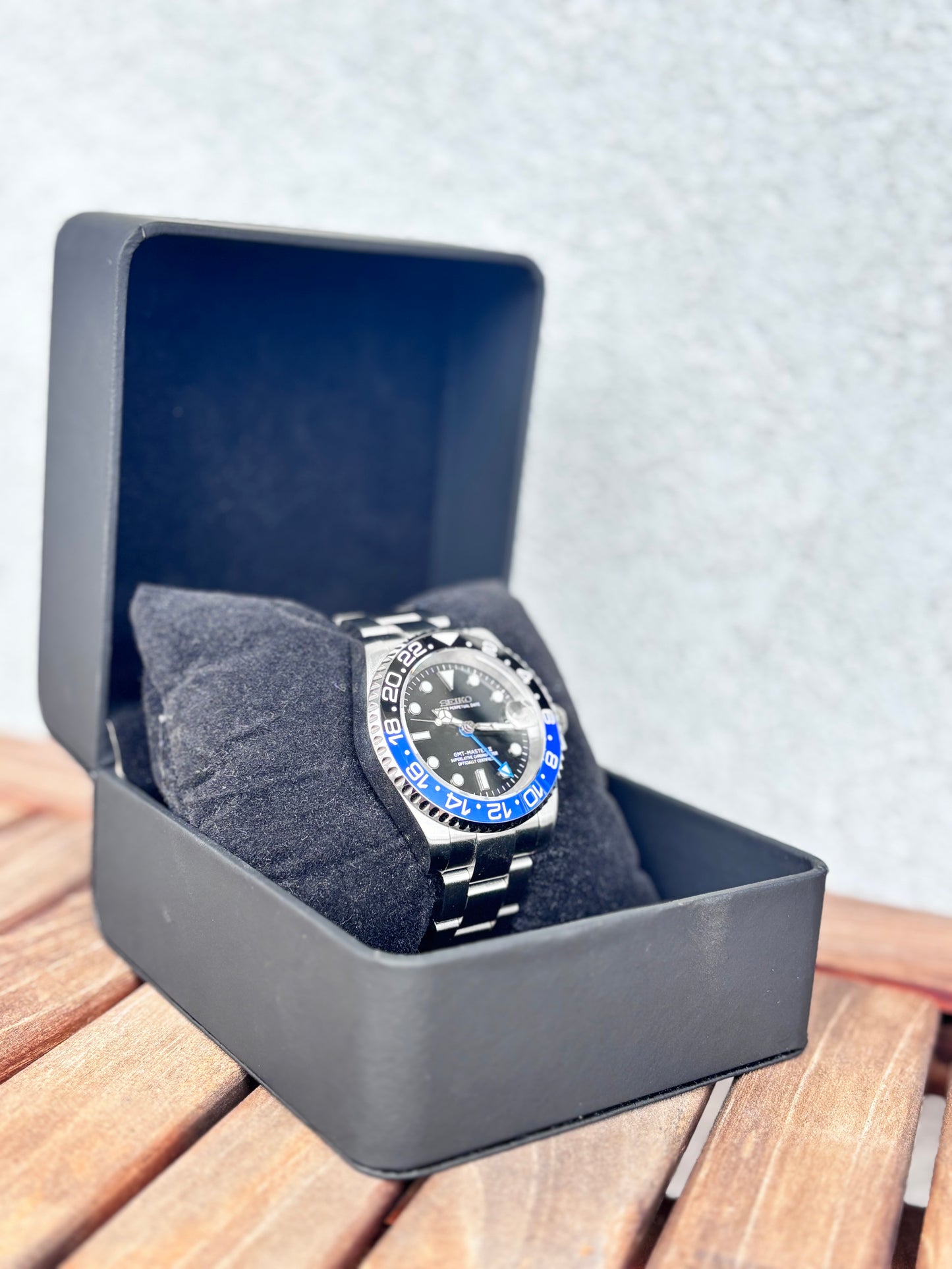 Sieko GMT Master batman mod