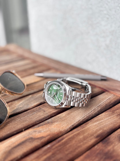 Sieko Datejust Green Dial MOD